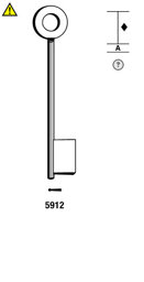 Toon details voor 5912 DOP 110x4mm Afbeelding van 5912 DOP 110x4mm