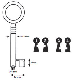 Toon details voor Meubelsleutel 9/2 6mm zijreep Breed 2 Afbeelding van Meubelsleutel 9/2 6mm zijreep Breed 2