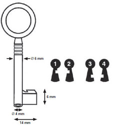 Toon details voor Meubelsleutel 9/2 6mm zijreep Smal 3 Afbeelding van Meubelsleutel 9/2 6mm zijreep Smal 3