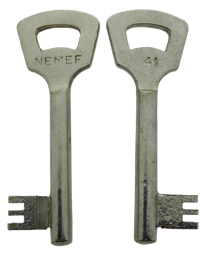 Toon details voor Nemef klaviersleutel  868N /41 Afbeelding van Nemef klaviersleutel  868N /41
