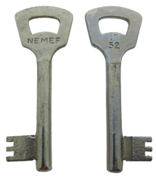 Toon details voor Nemef klaviersleutel  868N /52 Afbeelding van Nemef klaviersleutel  868N /52