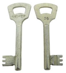 Toon details voor Nemef klaviersleutel  868N /56 Afbeelding van Nemef klaviersleutel  868N /56