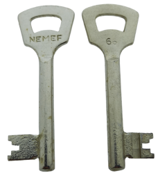 Toon details voor Nemef klaviersleutel  868N /66 Afbeelding van Nemef klaviersleutel  868N /66