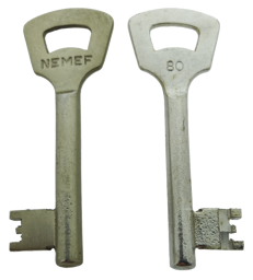 Toon details voor Nemef klaviersleutel  868N /80 Afbeelding van Nemef klaviersleutel  868N /80