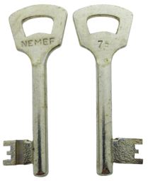 Toon details voor Nemef klaviersleutel  868N /75 Afbeelding van Nemef klaviersleutel  868N /75