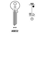 Afbeelding van Silca Cilindersleutel brass ASEC2