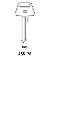 Afbeelding van Silca Cilindersleutel brass ASS178