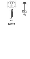 Afbeelding van Silca Cilindersleutel brass BAB28R