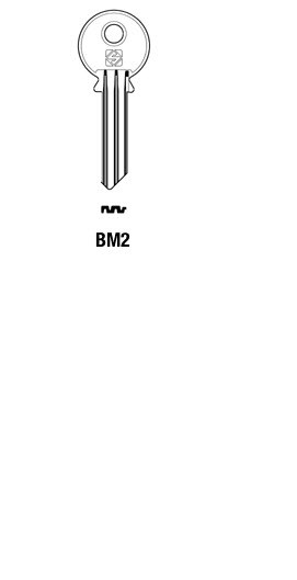 Afbeelding van Silca Cilindersleutel brass BM2