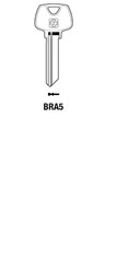 Afbeelding van Silca Cilindersleutel brass BRA5