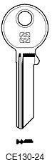 Afbeelding van Silca Cilindersleutel brass CE130-24