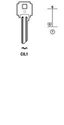 Afbeelding van Silca Cilindersleutel brass CIL1