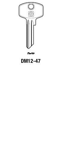Afbeelding van Silca Cilindersleutel brass DM12-47