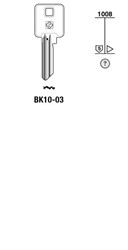 Afbeelding van Silca Cilindersleutel nikkel BK10-03