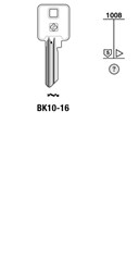 Afbeelding van Silca Cilindersleutel nikkel BK10-16