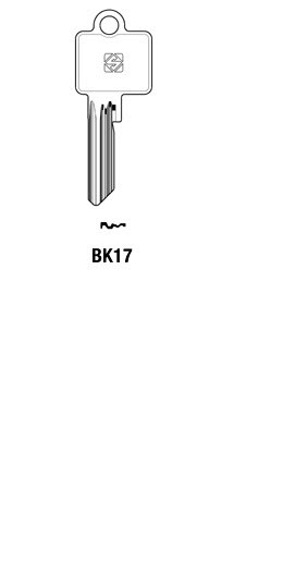 Afbeelding van Silca Cilindersleutel staal BK17
