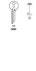 Afbeelding van Silca Cilindersleutel staal CKM1