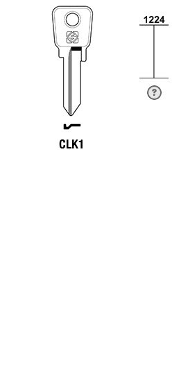 Afbeelding van Silca Cilindersleutel staal CLK1
