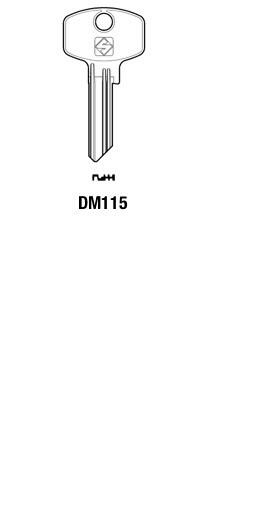 Afbeelding van Silca Cilindersleutel staal DM115