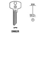 Afbeelding van Silca Cilindersleutel staal DM82R