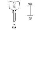 Afbeelding van Silca Cilindersleutel staal EL6