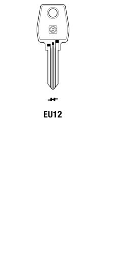 Afbeelding van Silca Cilindersleutel staal EU12