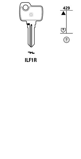 Afbeelding van Silca Cilindersleutel staal ILF1R