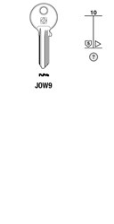 Afbeelding van Silca Cilindersleutel staal JOW9