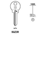 Afbeelding van Silca Cilindersleutel staal KAZ3R