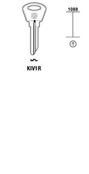 Afbeelding van Silca Cilindersleutel staal KIV1R