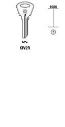 Afbeelding van Silca Cilindersleutel staal KIV2R