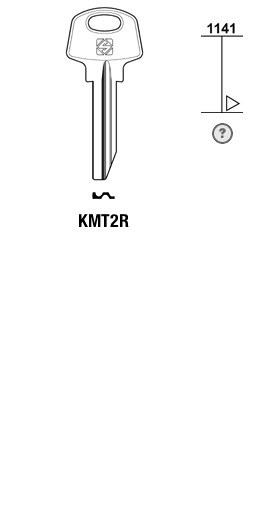Afbeelding van Silca Cilindersleutel staal KMT2R