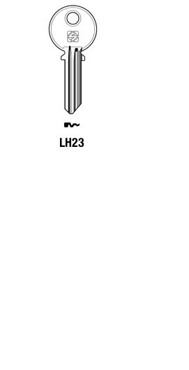 Afbeelding van Silca Cilindersleutel staal LH23
