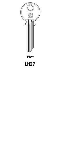 Afbeelding van Silca Cilindersleutel staal LH27