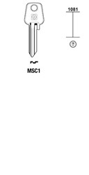 Afbeelding van Silca Cilindersleutel staal MSC1