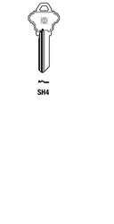 Afbeelding van Silca Cilindersleutel staal SH4