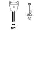 Afbeelding van Silca Cilindersleutel staal SN2R