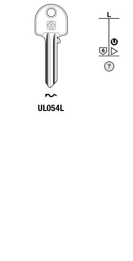 Afbeelding van Silca Cilindersleutel staal UL054L
