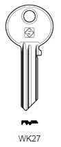 Afbeelding van Silca Cilindersleutel staal WK27