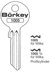 Afbeelding van Borkey 1005 Cilindersleutel voor WILKA