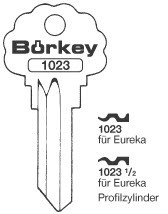 Afbeelding van Borkey 1023½ Cilindersleutel voor EUREKA