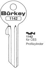 Afbeelding van Borkey 1142 Cilindersleutel voor CES MS