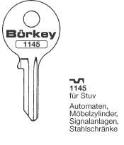 Afbeelding van Borkey 1145 Cilindersleutel voor STUV