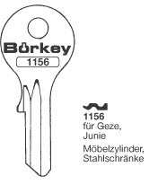 Afbeelding van Borkey 1156 Cilindersleutel voor GEZE