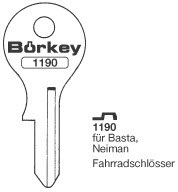 Afbeelding van Borkey 1190 Cilindersleutel voor NEIMAN BASTA