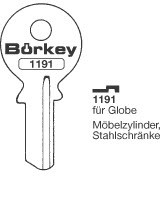 Afbeelding van Borkey 1191 Cilindersleutel voor GLOBE MOEB.