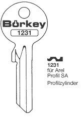 Afbeelding van Borkey 1231 Cilindersleutel voor AREL