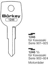 Afbeelding van Borkey 1246 Cilindersleutel voor KAWASAKI
