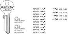 Afbeelding van Borkey 1275½ 1 Cilindersleutel voor BKS