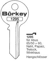 Afbeelding van Borkey 1295 Cilindersleutel voor ABUS